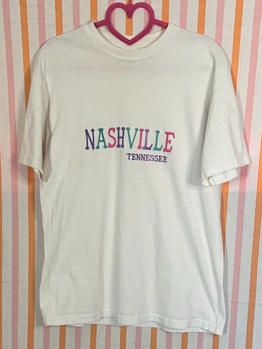 Vintage Nashville TN Embroidered T-Shirt
